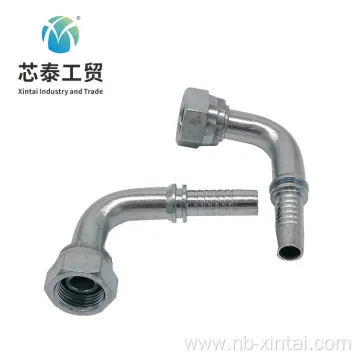 Factory Carbon Steel Metric 90 Deg Hydraulic Fitting